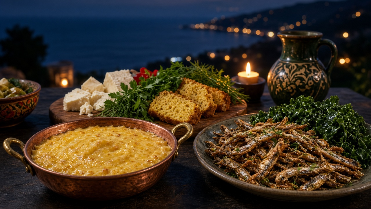 Karadeniz sofrası: kuymak, hamsi ve mısır ekmeği
